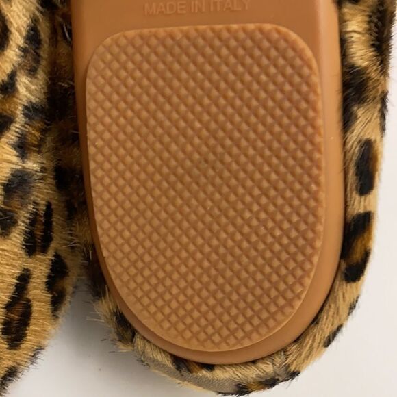 ANNIEL Calf-Hair Leopard Soft Icon moccasin Booties A16 - Picture 11 of 11